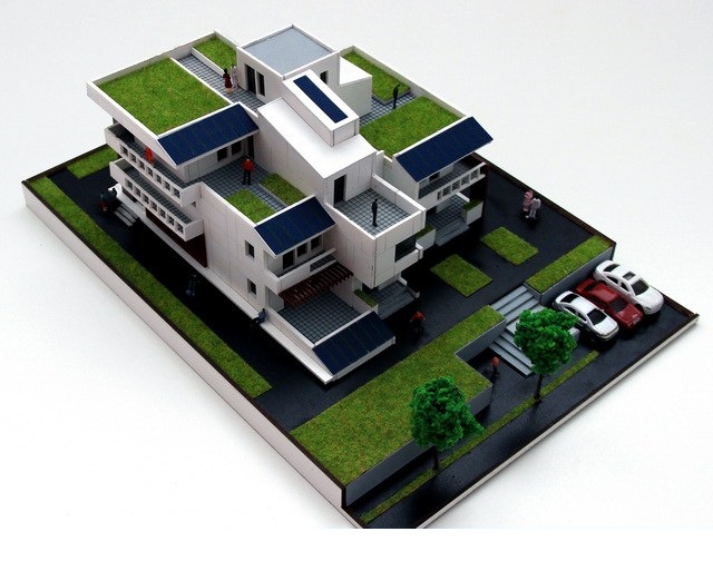 private residence scale model