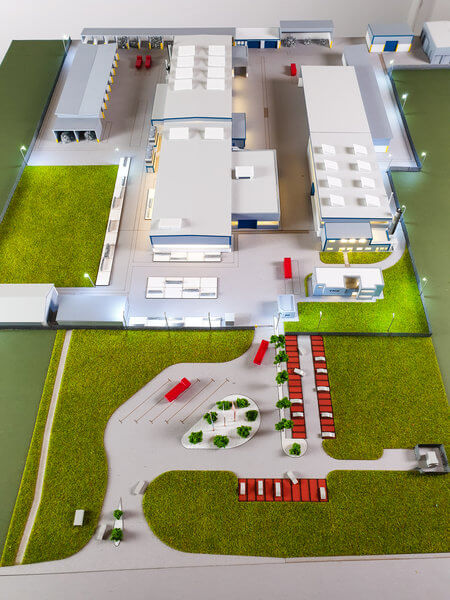 Factory architectural model