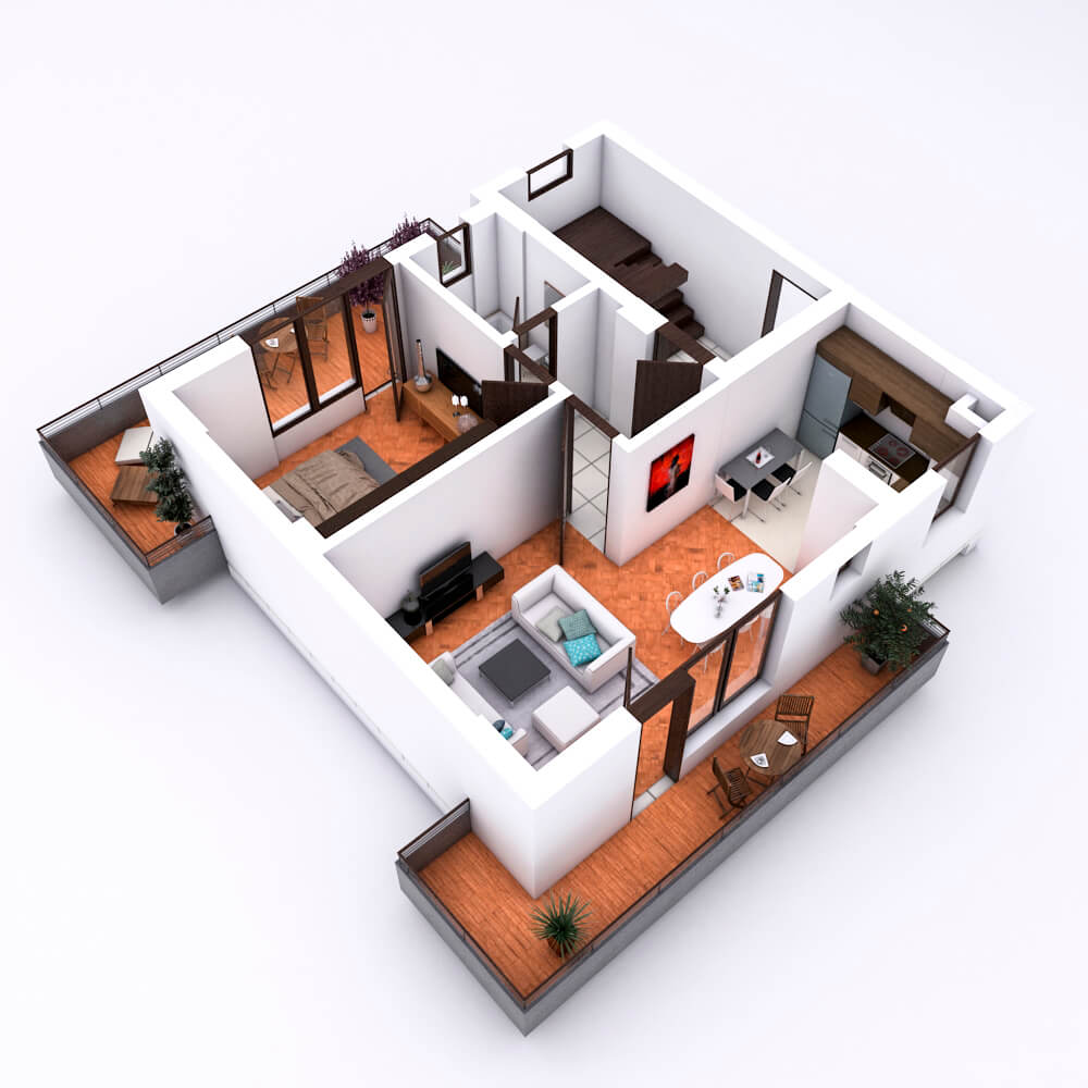 House 3D Rendering