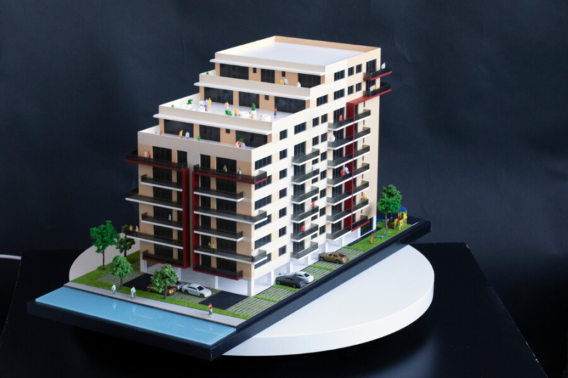 Residential Building scale Model For Real Estate