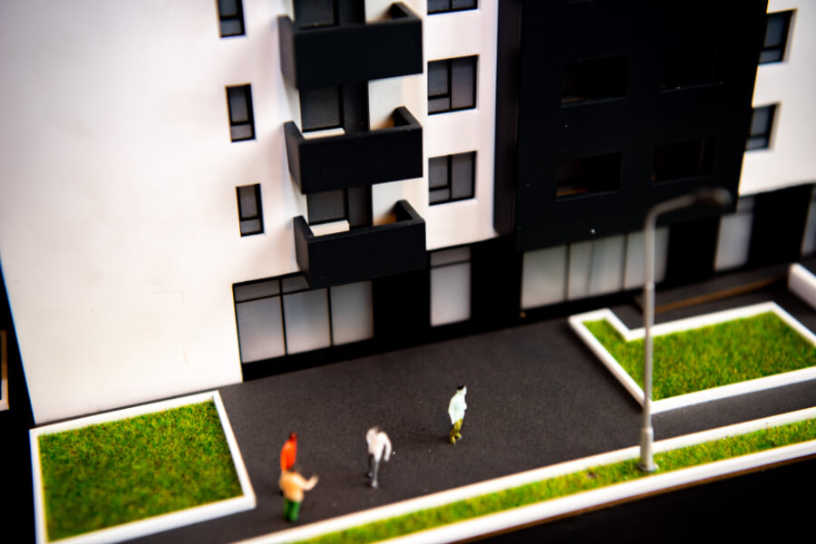 Apartment Building 3d Model