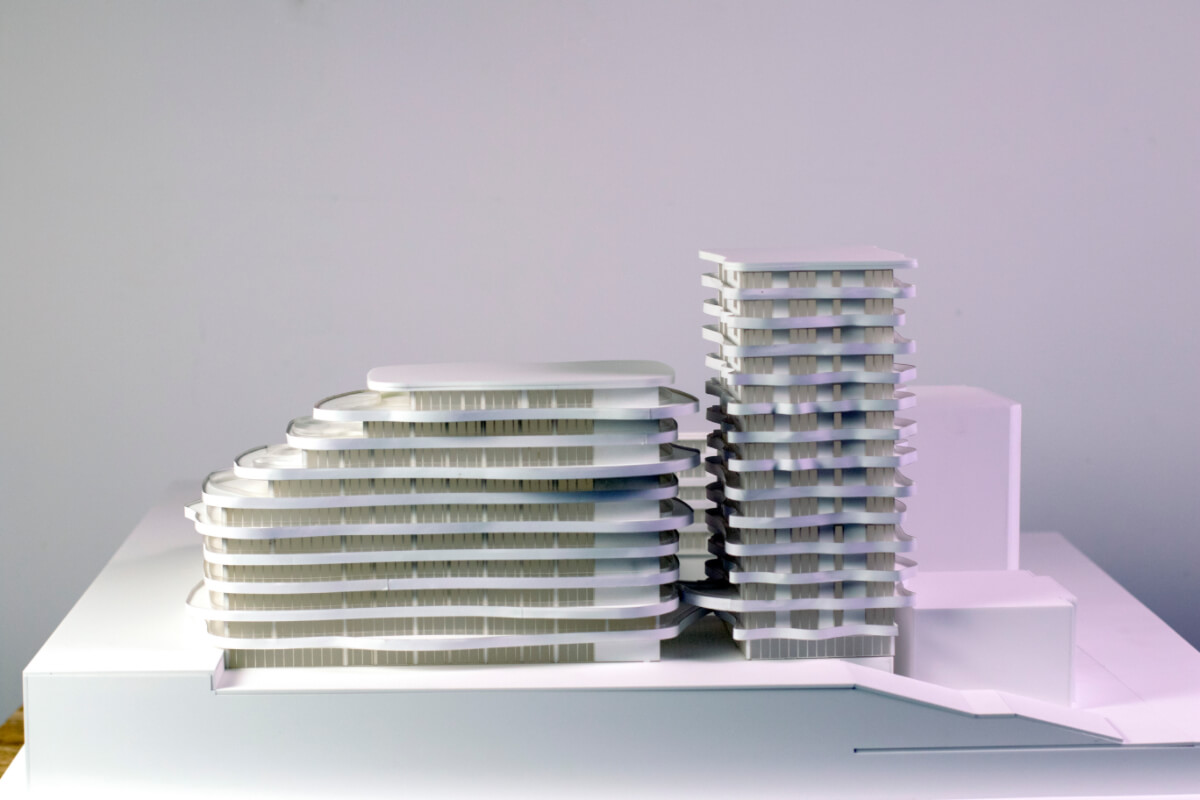 Residential Buildings Architectural Scale Model