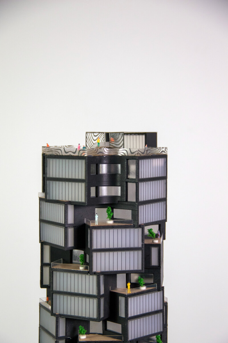 scale model of royal tower