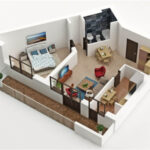 Apartment 3D renders