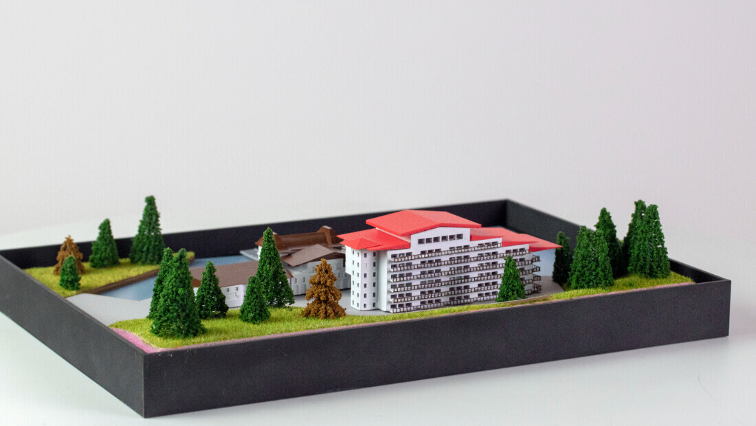 Hotel Miniature Model