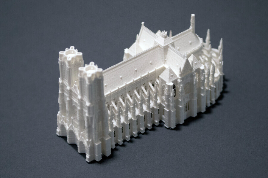 Reims Cathedral scale model